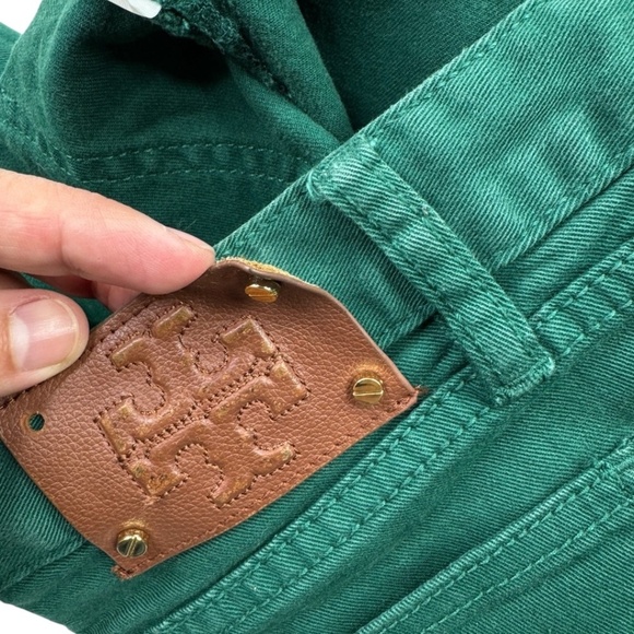 Tory Burch Ivy Green Super Skinny Jeans - Picture 10 of 15